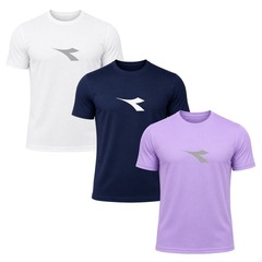 Kit 3 Camisetas Diadora Big Logo Masculino - Foto 1
