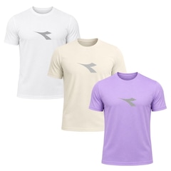 Kit 3 Camisetas Diadora Big Logo Masculino - Foto 1