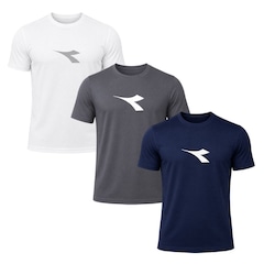 Kit 3 Camisetas Diadora Big Logo Masculino - Foto 1