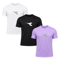 Kit 3 Camisetas Diadora Big Logo Masculino - Foto 1