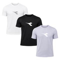Kit 3 Camisetas Diadora Big Logo Masculino - Foto 1