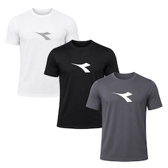 Kit 3 Camisetas Diadora Big Logo Masculino - Foto 1