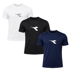 Kit 3 Camisetas Diadora Big Logo Masculino - Foto 1