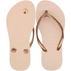Chinelo de Dedo Havaianas Kids Slim Menina - Infantil - Foto 3