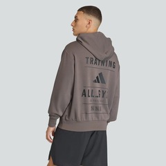 Blusão de Moletom adidas TR Cat Masculino - Foto 2