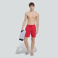 Bermuda adidas 3 Stripes Swim Masculina - Foto 3