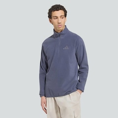 Jaqueta adidas Terrex Multi Essentials Half Zip Fleece Masculina - Foto 1