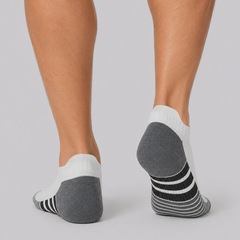 Kit Meia adidas Cano Baixo PRF CC C 3 Pares - Foto 5