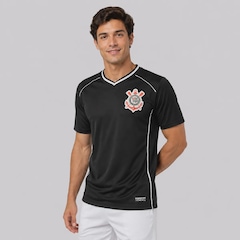 Camisa do Corinthians Escudo SCCP Gola V Masculina - Foto 3