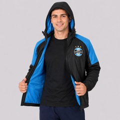 Jaqueta do Grêmio Parka Solid Masculina - Foto 3