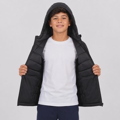 Jaqueta do Corinthians Puffer com Capuz Infantil - Foto 3