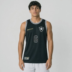 Camiseta Regata do Botafogo Retrô Nilton Santos Masculina - Foto 1