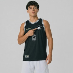 Camiseta Regata do Botafogo Retrô Nilton Santos Masculina - Foto 3