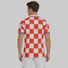 Camisa Croácia Retrô 1996 Dry Masculina - Foto 4