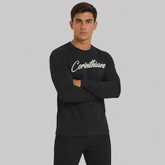 Camisa do Corinthians Manga Longa Vai Corinthians! Masculina - Foto 2