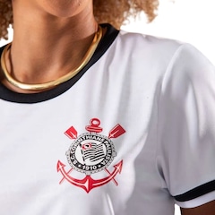 Camiseta Corinthians Lumina Braziline Feminina - Foto 2