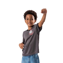 Camiseta do Corinthians Braziline Mito Infantil - Foto 1