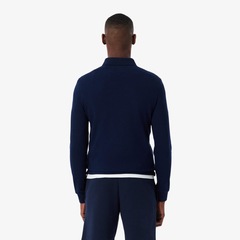 Camiseta Polo Masculina Paris Manga Longa em Algodão Piqué com Stretch - Foto 3