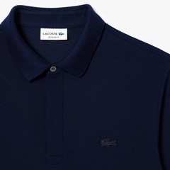 Camiseta Polo Masculina Paris Manga Longa em Algodão Piqué com Stretch - Foto 5