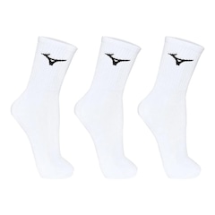 Kit Meia Mizuno Basic Cano Médio Unissex - Foto 1