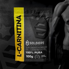 L-Carnitina 100g 100% Puro Importado Soldiers Nutritions - Foto 2