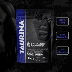 L-Taurina 1kg 100% Pura Importada Soldiers Nutrition - Foto 5