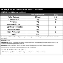 Xylitol 500g 100% Puro Soldiers Nutrition Ingrediente Natural Adoçante Alimentação Saudável - Foto 5