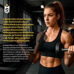 Beterraba Em Pó - 100% Pura - Soldiers Nutrition Tamanho: 1kg - Foto 7