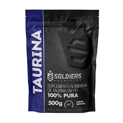 L-Taurina 500g 100% Pura Importada Soldiers Nutrition - Foto 1