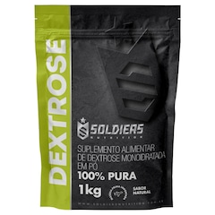 Dextrose - 100% Puro Importado - Soldiers Nutrition Tamanho: 1kg - Foto 1