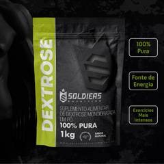 Dextrose - 100% Puro Importado - Soldiers Nutrition Tamanho: 1kg - Foto 4