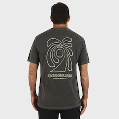 Camiseta Masculina Quiksilver Sunset Island Dark Gray - Foto 2