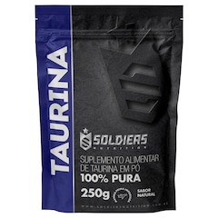 L-Taurina 250g 100% Pura Importada Soldiers Nutrition - Foto 1