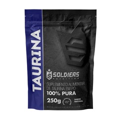 L-Taurina 250g 100% Pura Importada Soldiers Nutrition - Foto 5