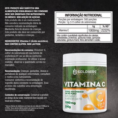 Vitamina C em Pó - Ácido Ascórbico 500g - 100% Puro Importado - Soldiers Nutrition - Foto 6