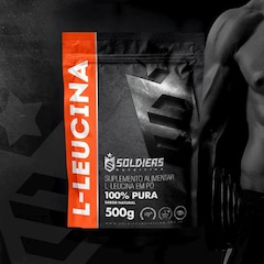 L-Leucina 500g - 100% Pura Importada Soldiers Nutrition - Foto 6