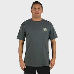 Camiseta Masculina Extra Grande Volcom Clean Sweep Lead Gray - Foto 1