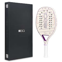 Raquete Unissex De Beach Tennis Zeiq New Brave 12k - Foto 1