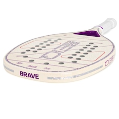 Raquete Unissex De Beach Tennis Zeiq New Brave 12k - Foto 7