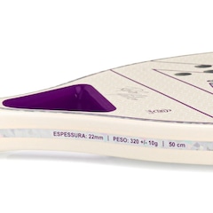 Raquete Unissex De Beach Tennis Zeiq New Brave 12k - Foto 8