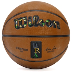 Bola De Basquete Unissex Wilson NBA Authentic Brasil Outdoor - Foto 1