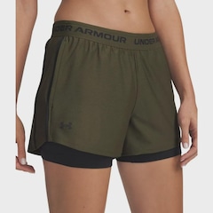 Shorts Under Armour Tech Play Up 2 In 1 - Feminino - Foto 4