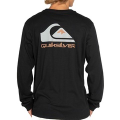 Camiseta Manga Longa Quiksilver Omni Logo Masculina - Foto 2