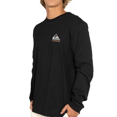 Camiseta Manga Longa Quiksilver Omni Logo Masculina - Foto 3