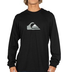 Camiseta Manga Longa Quiksilver Comp Logo Masculina - Foto 1