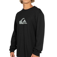 Camiseta Manga Longa Quiksilver Comp Logo Masculina - Foto 3