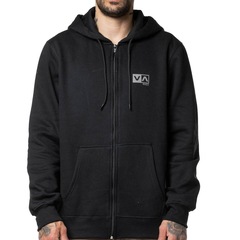 Blusão de Moletom RVCA Aberto Mini Balance Box Zip Masculino - Foto 1