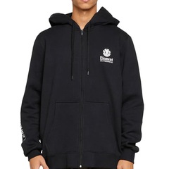Blusão de Moletom Element Aberto Worldwide Zip Ps Masculino - Foto 1