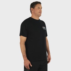 Camiseta Masculina Billabong Runner Preta - Foto 3