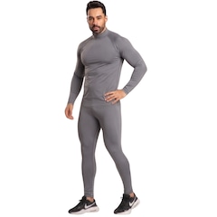 Conjunto Fitness Térmico Blusa e Calça Vekyo Masculino - Foto 1